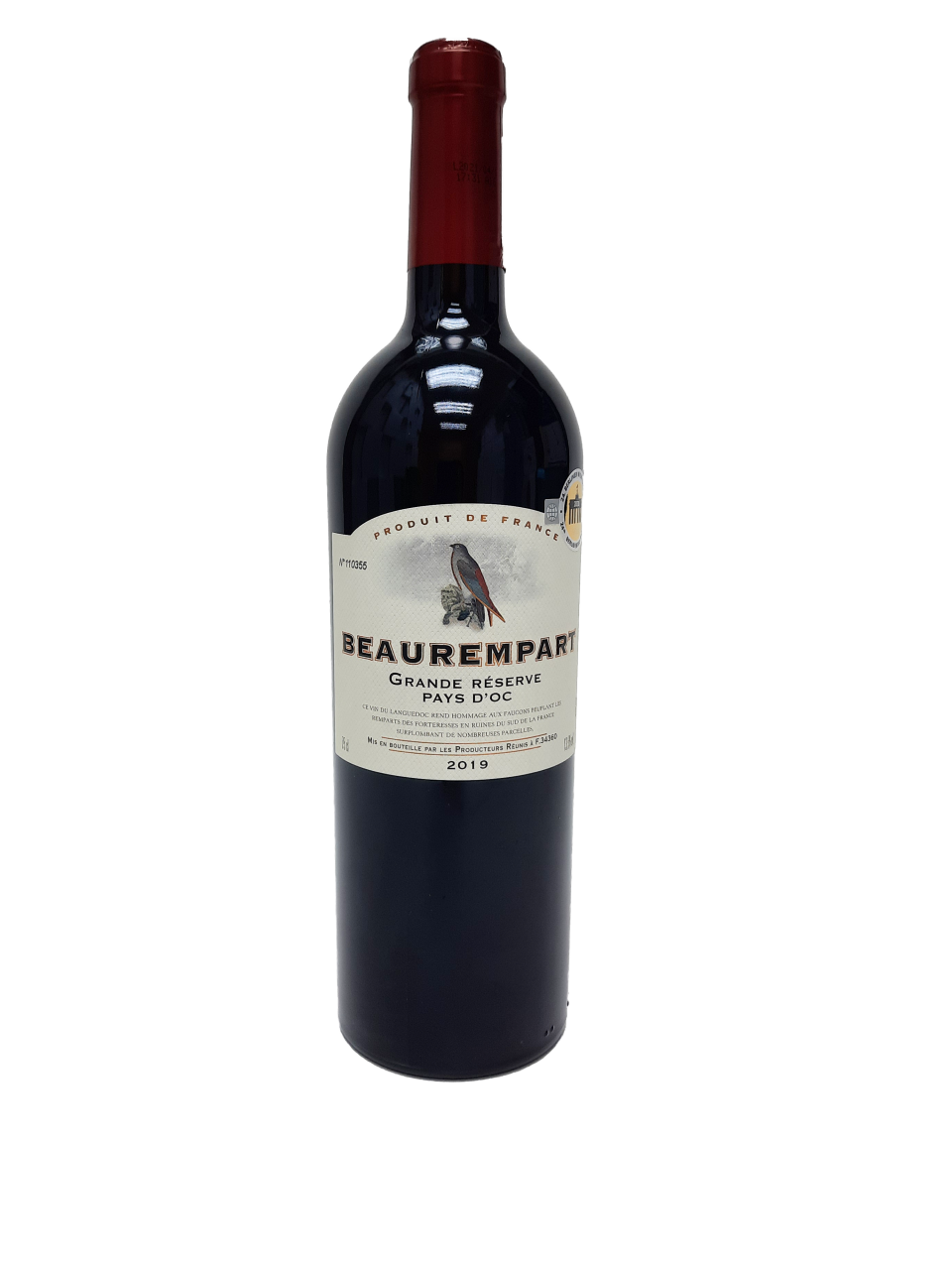 Beaurempart Rouge 2019 Pay D'OC  Grande Reserve