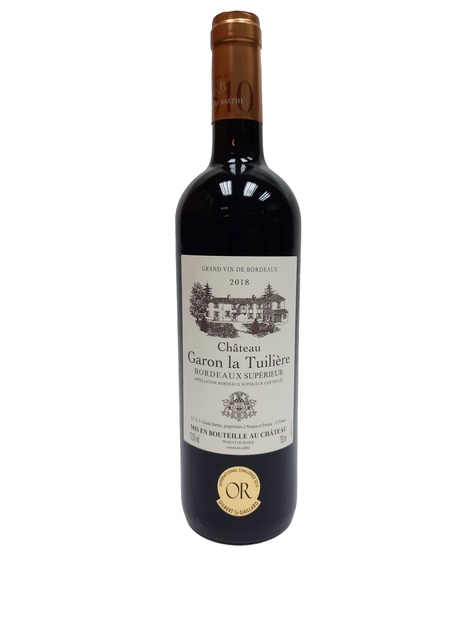 Château Garon La Tuiliere AOC Bordeaux Superieur 2018
