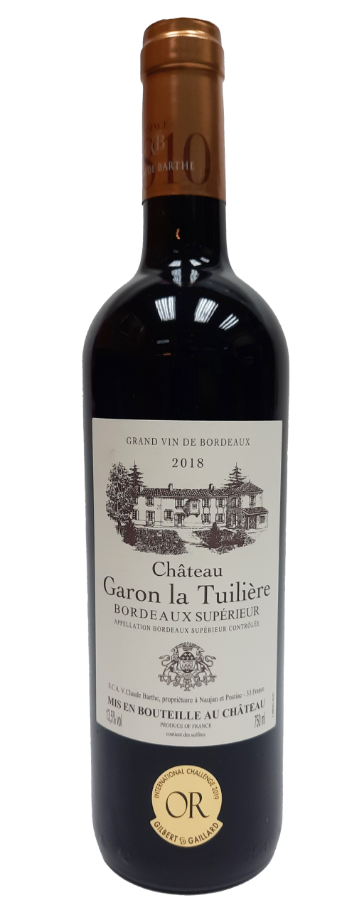 Château Garon La Tuiliere AOC Bordeaux Superieur 2018