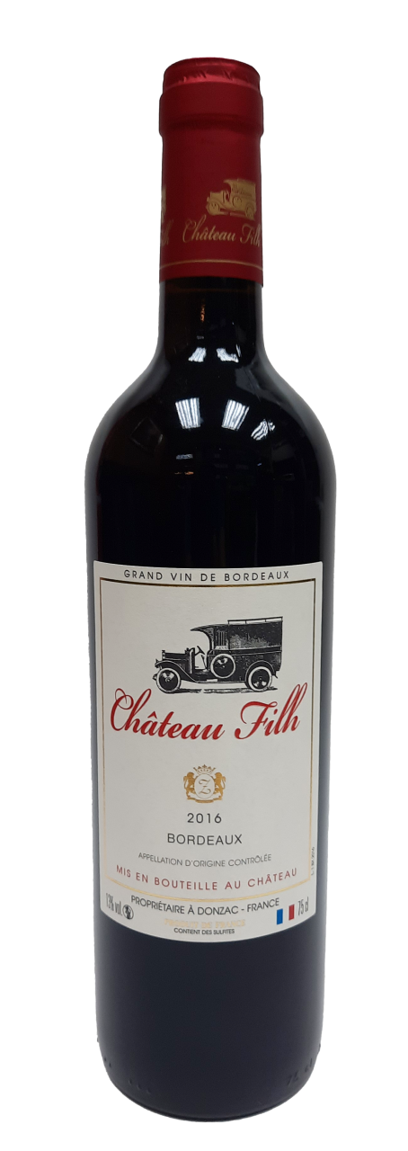 Château Filh AOC bordeaux 2016  法國波爾多海岸產區