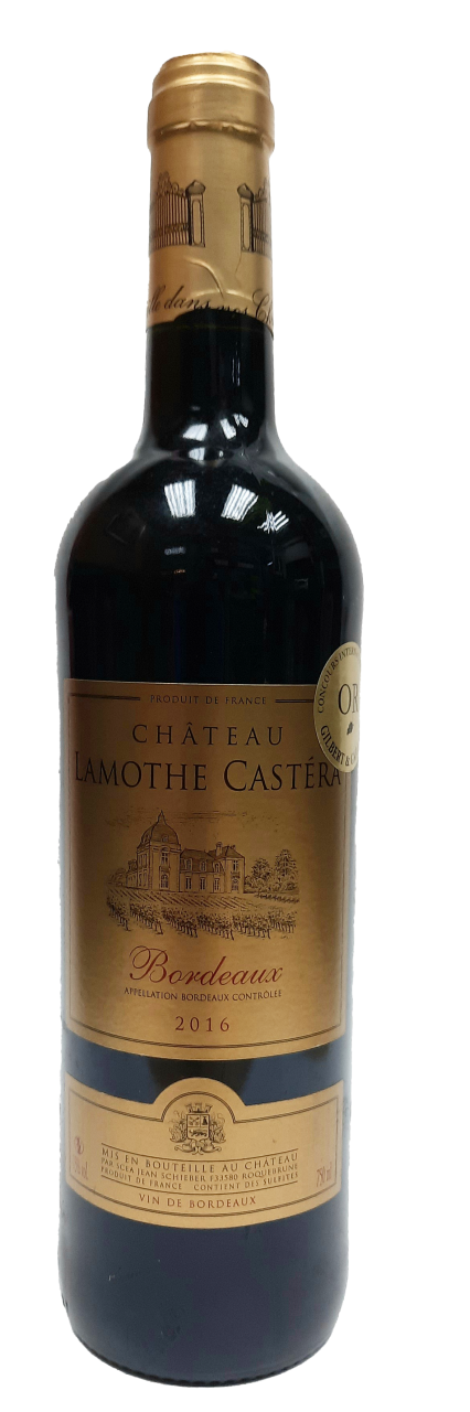 Château Lamothe Castera 2016  Bordeaux Rouge
