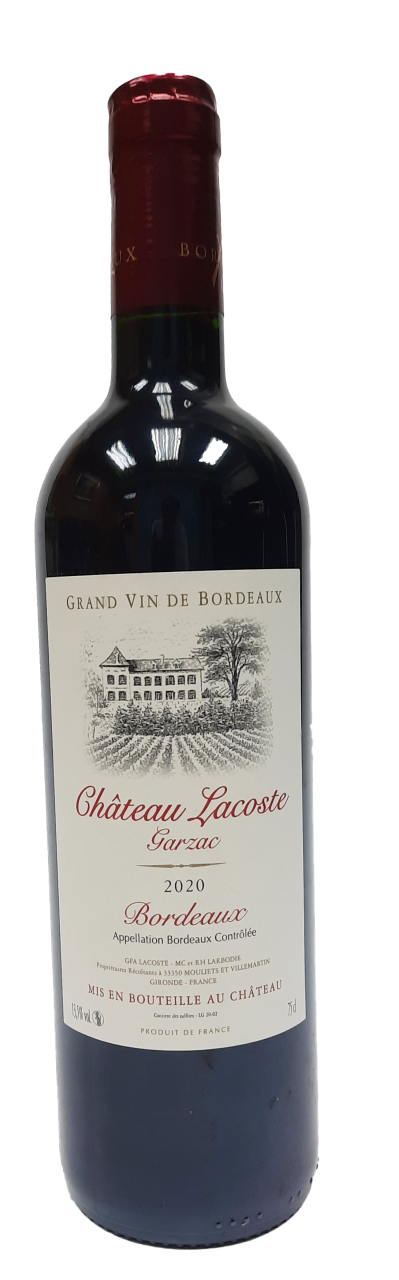 Chateau Lacoste Garzac AOC Bordeaux 2020