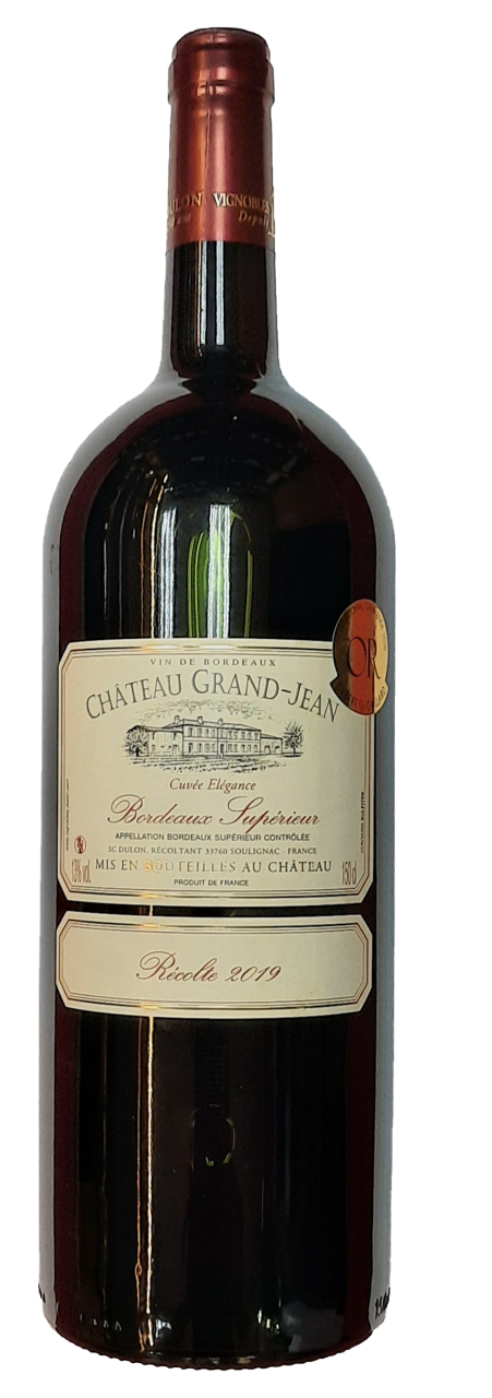 CHATEAU GRAND JEAN-Cuvée Elégance-Médaille d'Or-MDC 2019