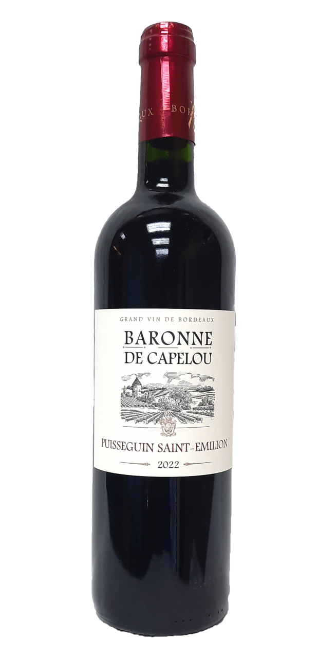 Vin Puisseguin-saint-emilion Baronne de Capelou 2022