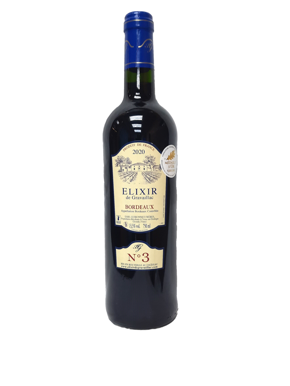 Elixir de Gravaillac No 3 BORDEAUX 2020